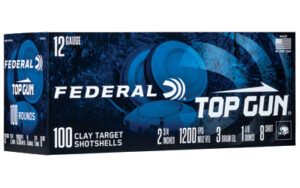 Federal Top Gun 12 Gauge 2.75" 8 Shotshells 100 Rounds