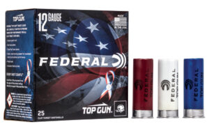 Federal Top Gun 12 Gauge 2.75" 8 RWB Shotshells 25 Rounds