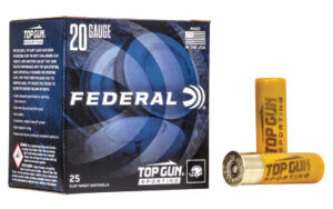 Federal Top Gun 20 Gauge 2.75" 7.5 Shotshells 25 Rounds