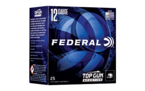 Federal Top Gun 12 Gauge 2.75" 8 1 OZ Shotshells 25 Rounds