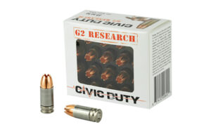 G2 Research Civic Duty 9mm 94gr Ammo 20 Rounds