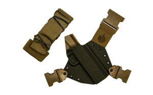 GunfightersINC Kenai RH 1911 W/Rail OE Gray/Coyote Holster