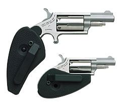 North American Arms Mini Revolver 22 Mag 1-1/8" Holster/Grip Cmbo 5-Round