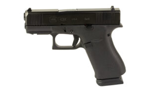 Glock 43X 9mm 15rd Black Front Rail 3.41" Pistol