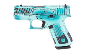 Glock 43X Comp 9mm 10rd Anime Blue 3.41" Pistol