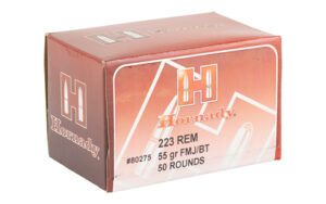 Hornady 223 Rem 55gr FMJ Ammo 50 Rounds