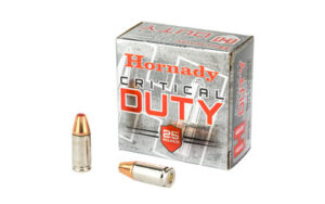 Hornady 9mm+P 124gr CRT Duty Ammo 25 Rounds