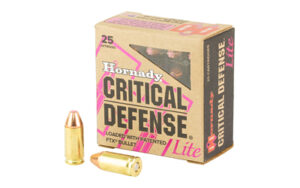 Hornady CD 9mm 100gr FTX Lite Ammo 25 Rounds