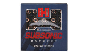 Hornady 9mm 147gr XTP Subsonic Ammo 25 Rounds