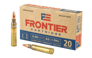 Hornady Frontier 556 NATO 62gr FMJ Ammo 20 Rounds