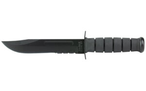 Ka-Bar Fighting KNF 7" Black SRTD W/STH