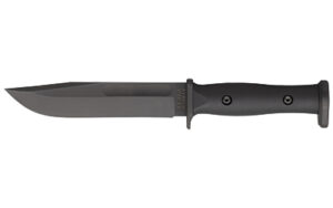 Ka-Bar Slabby Fixed 6.86" Black W/Sheath