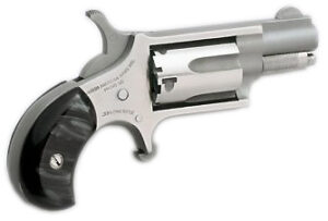 North American Arms Mini 22 LR REV 1-1/8 Stainless Black PRL 1.125" 5-Round