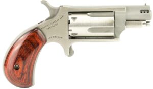 North American Arms Mini 22Mag/22 LR 1-1/8" Stainless PRTD 5-Round Revolver