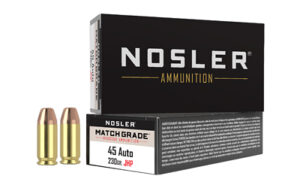 Nosler ASP 45 ACP 230gr JHP Ammo 50 Rounds
