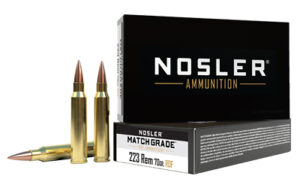 Nosler RDF 223 Rem 70gr HPBT Ammo 20 Rounds