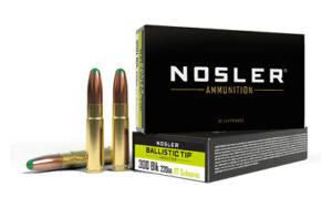 Nosler 300 Blackout 220gr BT RN Ammo 20 Rounds