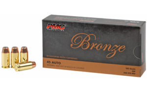 PMC Bronze 45 ACP 185gr JHP Ammo 50 Rounds