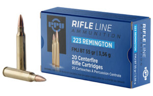 Prvi Partizan 223 Rem 55gr FMJBT Ammo 20 Rounds