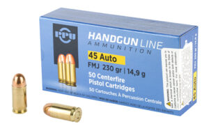 Prvi Partizan 45 ACP FMJ 230gr Ammo 50 Rounds