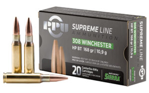 Prvi Partizan Supreme 308 Win 168gr HPBT Ammo 20 Rounds