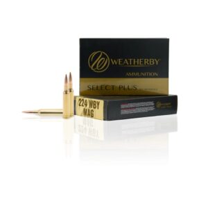 Weatherby 224 Wby 80.5gr Berger FBT Ammo 20 Rounds