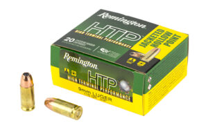 Remington 9mm Luger 115gr JHP Ammo 20 Rounds