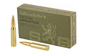 Sellier & Bellot 308 Win 147gr FMJ Ammo 20 Rounds