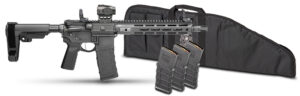 Springfield Armory STV9115556BPV2PAC SAINT Victor V2 Gear Pac 5.56 NATO 30+1 11.50" Black Melonite Barrel, M-LOK Handguard, Black Hardcoat Anodize Aluminum Receiver w/Picatinny Rail, Black Polymer SB