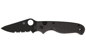 Spyderco Buttonup CF PS 3.27" Black