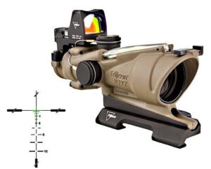 Trijicon ACOG 4X32 FDE BAL Green 5.56mm Riflescope