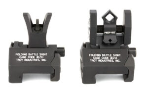 TROY Industries BTTLSGHT Mcro FNT/RER Diopt Black