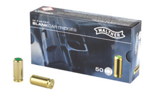 Umarex Walther 9mm PAK Blanks 50/BX Ammo 50 Rounds