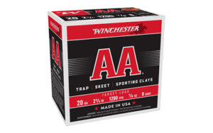 Winchester AA 20 Gauge 2.75" 8 Shotshells 25 Rounds