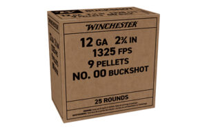 Winchester Servc GRD 12 Gauge 2.75" 00BK Shotshells 25 Rounds