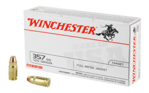 Winchester USA 357SIG 125gr FMJ Ammo 50 Rounds