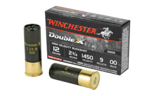 Winchester DBL X HV 12 Gauge 2.75" 00BK 9P Shotshells 5 Rounds