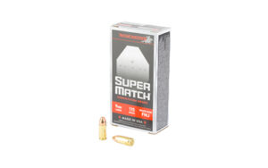 Winchester Super Match 9mm 115gr RN Ammo 50 Rounds