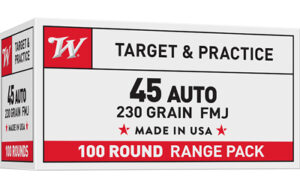 Winchester USA 45 ACP 230gr FMJ Ammo 100 Rounds