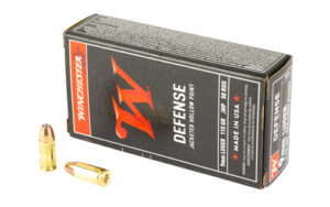 Winchester USA 9mm 115gr JHP Ammo 50 Rounds