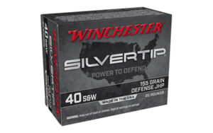 Winchester Silvertip 40 S&W 155gr HP Ammo 20 Rounds