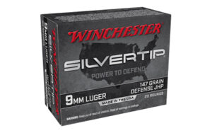 Winchester Silvertip 9mm 147gr HP Ammo 20 Rounds