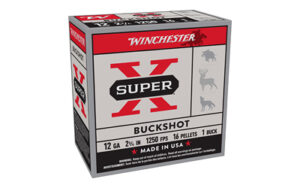 Winchester Superx 12 Gauge 2.75 Buckshot Shotshells 25 Rounds