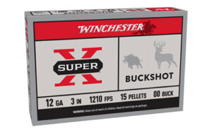 Winchester Superx 12 Gauge 3" 00BK 15P Shotshells 5 Rounds