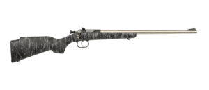 Davey Crickett Keystone Sporting Arms 22 LR Stainless Black/White WEB 16.125" 1-Round Rifle
