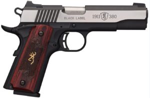Browning 1911-380 MED 380 ACP Stainless 8+1 NS 4.25" Pistol