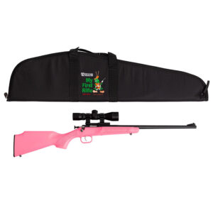 Davey Crickett Keystone Sporting Arms 22 LR Blued/PNK SCP/Case 16.25" 1-Round Rifle