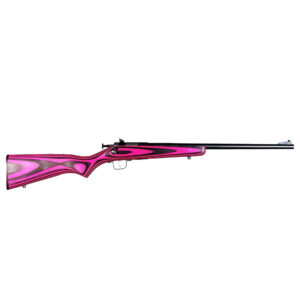 Davey Crickett Keystone Sporting Arms 22 LR Blued/Pink LAM 16.125" 1-Round Rifle