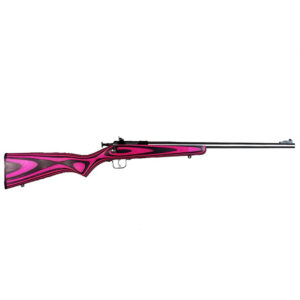 Davey Crickett Keystone Sporting Arms 22 LR Stainless/Pink LAM 16.125" 1-Round Rifle
