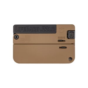 Trailblazer Firearms Lifecard 22 LR Black/Brown 2.5" 1-Round Pistol